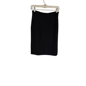 Dress Barn knit skirt size small‎ black knee length